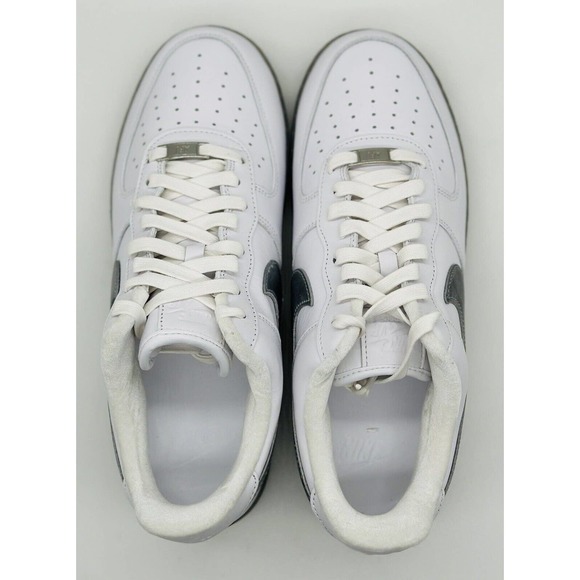 NEW Nike Air Force 1 '07 PRM Low AF1 Silver White DX3945-100 - Picture 5 of 7